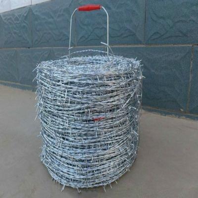 China Easily Collected Razor Barbed Wire GTS Galvanized Sharp Barbed Wire for sale