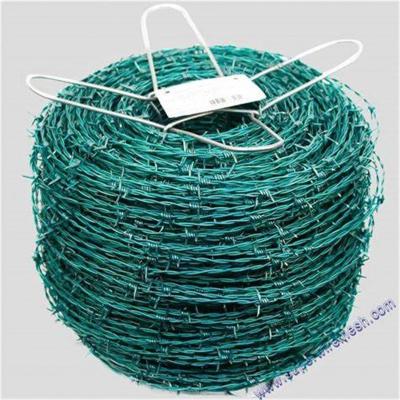 China Easily Assembled Good Selling Galvanized Traditional Twist 400M 500M 50Kg Per Roll 50Kg Barbed Wire Price Coil Barbed Wire for sale