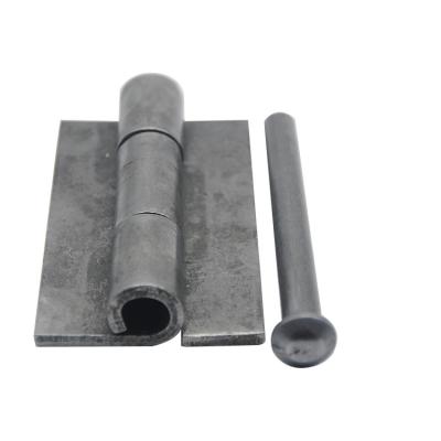 China Modern Customized Heavy Duty Weld On Joint Loose Hinge Pin Iron Weld Plate Welded Hinge for sale