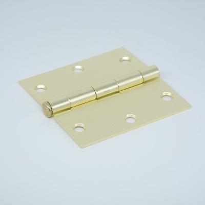 China Modern Popular Plat 3.5 Inch Ball Bearing Style Self Closing American Door Hinge for sale