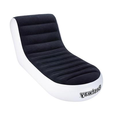 China Home Furniture PVC Floating Single Outdoor Inflatable Sofa Folding Air Lounger Air Sofa for sale