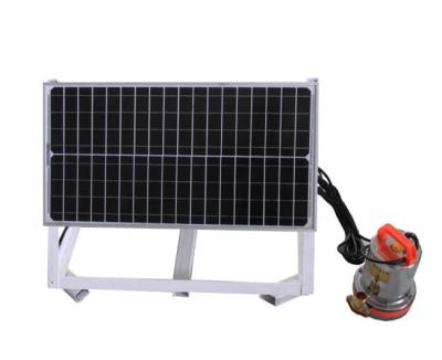 China Agriculture Family Use 12V 180W Solar Powered DC Submersible Water Pumping System for sale