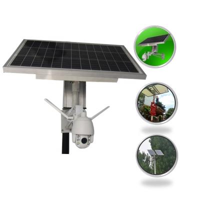 China Outdoor Siren High Definition Solar Panel 4g Security Camera System Built-in Radio For Farms for sale