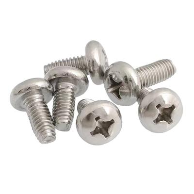 China Galvanized Screw Trilobular M2.5 M3 M4 M5 M6 Steel Pan In Stock Factory Price Phillip Pan Head Metal Screw Stainless for sale