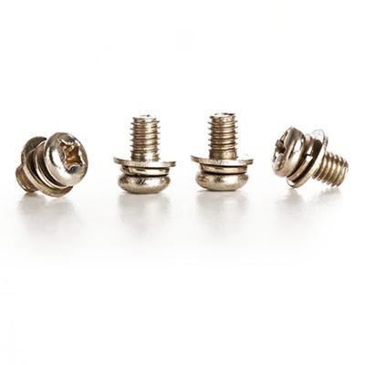 China Pan Head 4-90mm Phillips Pan Head Combination Screws Hex Three Combination Cross Screw for sale