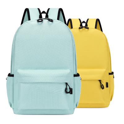 China Simple style waterproof school bags for kids and teenagers backpack with storage book function for sale