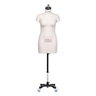 China Can be Beifuform pinnable upper body mannequin with bendable shoulder and no leg US size 14S standard dress form for tailor dummy for sale