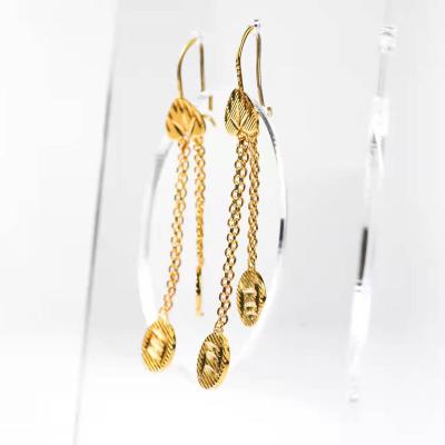 China Trendy Stylish Gold Plated Fashion Ear Hook Earrings for sale