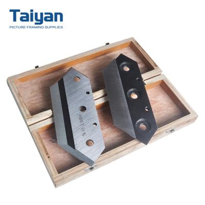 China Wood / plastic frame molding TS-B12 850 stainless steel blade for frame joint HSS machine saw blade for frame underpinner for sale