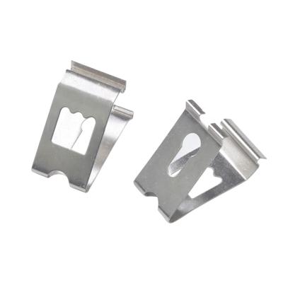 China Photo Frame TS-K173 820 Sliver PW18 Clips Hardware Photo Framing Fit Frame Fixed Clips Frameless Clips for sale