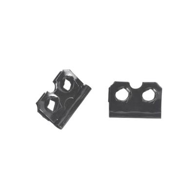 China Photo Frame TS-K223 810 Black G6218 2 Holes Hinge With Sawtooth For Clock Frame Back Panel Fittings for sale