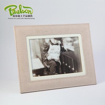 China home decoration leather photo frame for sale