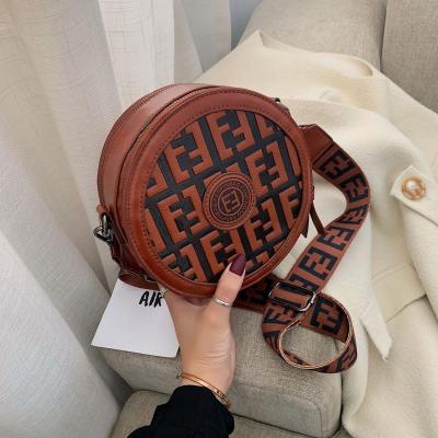 China 2021New fashion arrivel designer bags famous designers pu women handbags leather branded with fabric strap for sale