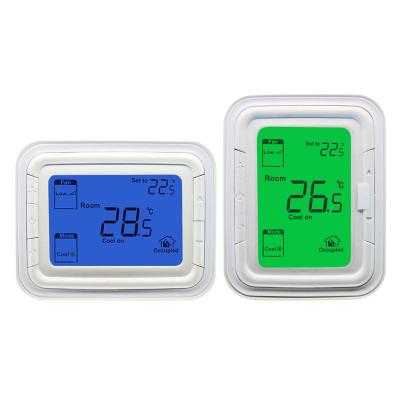 China Supplier Modern Air Conditioner Thermostat 110V 220V T6861 Temperature Controller Digital Room FCU Thermostat for sale