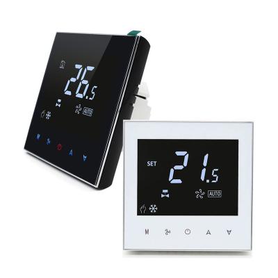 China Traditional 24V Modulating 0-10v Output Room Air Conditioner Digital Central Thermostat for Hotel Room Temperature Control for sale