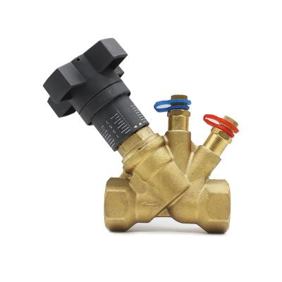 China Brass China Made Brass 3 Valve PICV Static Balance Valve for sale