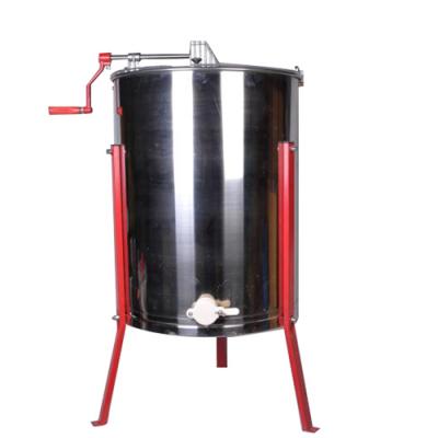 China Manual Farms 4 Frame Stainless Steel Honey Centrifuge For Honey Extraction for sale