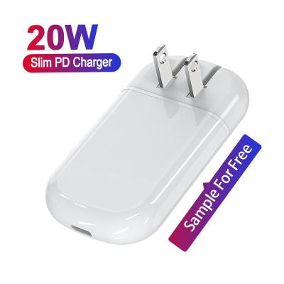 China 20W Portable PD 20w High Speed ​​Fast Charging USB C Universal Mobile Phone Power Adapter PD 3.0 Fast Charger for iphone13 adapter cable for sale