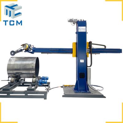 China 8-15m2/Hour Automatic Polishing Machine For Steel Tank Shell Surface Grinding Buffing for sale