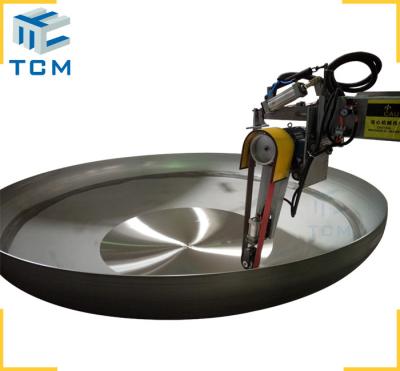 China CNC Automatic Stainless Steel Head Polishing Tank Shell Polisher for sale