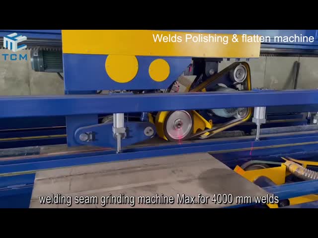 Steel Sheet Longitudinal Welding Seam Crushing Machine PLC Automatic Welding Planisher