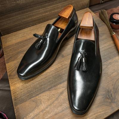 China New Coming Fashion Design Stylish Shoes Breathable Genuine Leather Loafers For Men Luxury for sale