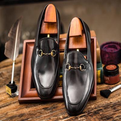 China Breathable Brand New Stylish Design Men Shoes Genuine Leather Loafers for sale