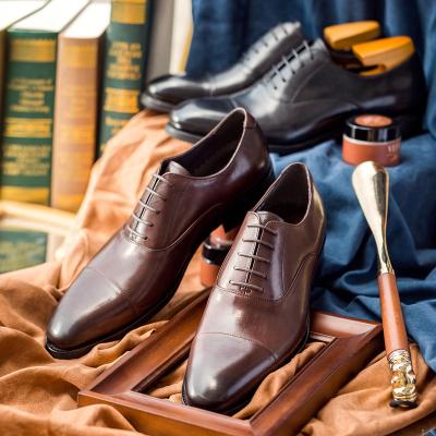 China New Coming Fashion Oxford Shoes Breathable Genuine Leather Men Breathable for sale