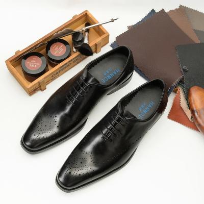 China Hot Selling Breathable Mens Oxford Shoes Mens Genuine Leather Dress Shoes US Size 14 for sale