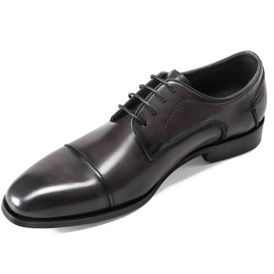 China Italian Handmade Stylish Genuine Leather Wholesale Breathable Derby Business Shoes Men's Gentleman's Shoes for sale