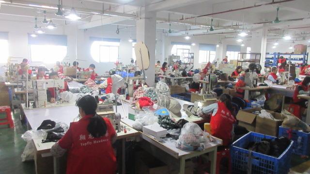 Verified China supplier - Dongguan Topfly Headwear&bag Co., Ltd.