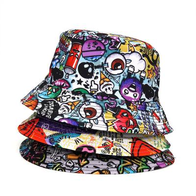 China Wholesale Embroidery Reversible Bucket Hat Sun Protection Logo Private Label Adult Fisherman Reversible Custom Embroidery Bucket Hats for sale