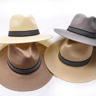 China Foldable Straw Hat Plain Wide Brim Women Picture Beach Bowknot Hat Summer Sun Hat OEM Customized Spring for sale