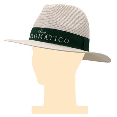 China Wholesale High Quality Custom Made Summer Beach Hats Felt Hat Picture Woman White Straw Hats With Logo for sale