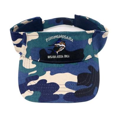 China Wholesale Custom Adult Character Cotton Camouflage Sports Golf Sun Visor Cap Fishing Running Hats for sale