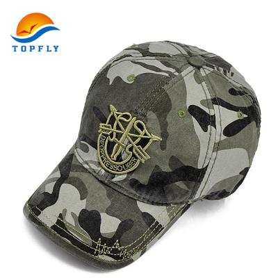 China Custom Wholesale Casual Cheap Army Hats Camouflage Logo Embroidery Military Hat for sale