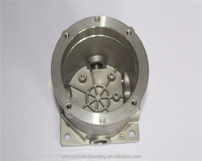 China High quality machinery parts ss316 wax precision casting steel pump lost part for sale