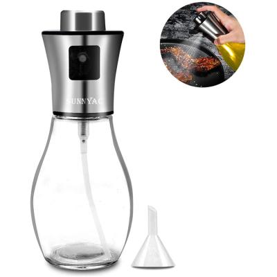 China Viable Olive Oil Sprayer Bottle For Cooking BBQ 200ml Cooking Spray Bottle Sprayer Bottle For Grill Oil Vinegar for sale