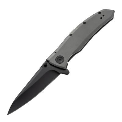 China Gray Grid 2200 Sharpness 8cr13mov Stainless Steel 8cr13mov Cutter Hunting Camping EDC Tactical Outdoor Pocket Knife for sale