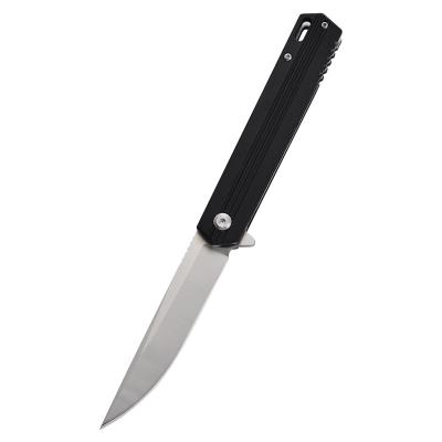 China G10 handle and D2 steel/stainless steel Non-variable blades are available for camping tactics and outdoor gift folding knife knives for sale