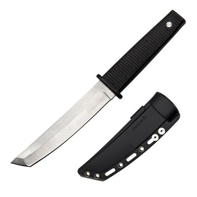 China D2 Non-variable Cold Steel Blade 17T Kobun Tanto Fixed Blade Survival Knife EDC Outdoor Hunting Tactical Knife With Sheath 4mm Thickness for sale