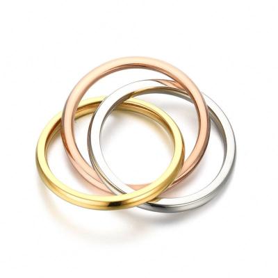 China Europe America Japan Korea fashion classic fashion casual/sporty classic three-color lock ring for sale