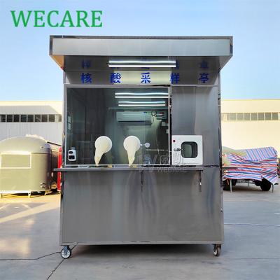 China Removable Medical Clinic Isolation WECARE Security Detection Laboratory Temporary Working Nucleic Acid Testing Chamber for sale