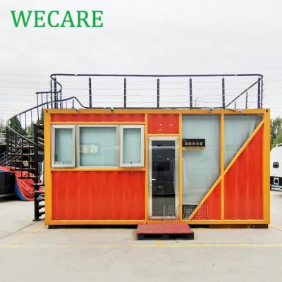 China WECARE Modern Custom Easy Assemble Prefab Tiny House Foldable Office Container Building For Sale for sale