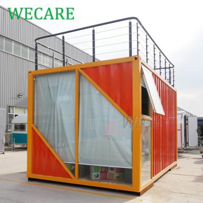 China Modern Movable Prefab Office Two Story Home Outdoor Tiny Home Outdoor Prefab Office Container WECARE Container for sale