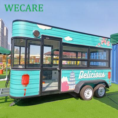 China Easy operate WECARE selling mobile foodtruck ice cream food cart coffee food trailer for sale for sale