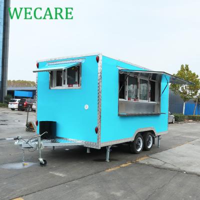 China Easy Operate WECARE CE Certified Mobile Food Trailer Street Food Truck Catering for sale