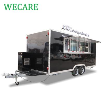 China Easy Operate WECARE Australian Standard Food Cart Trailer Concession Van With Kitchen Equipment for sale