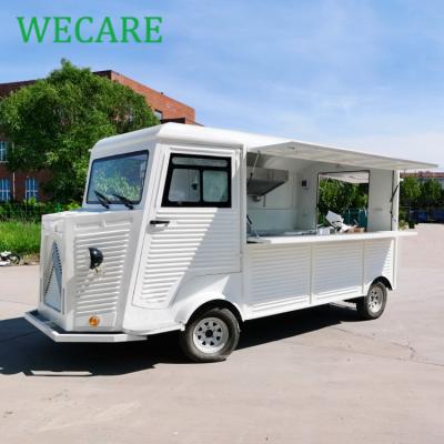 China Easy Operate WECARE Street Vending Food Cart Electric Hot Dog Van Fast Selling Mobile Coffee Food Truck for sale