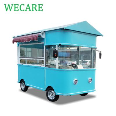 China Easy Operate WECARE Electric Snack Vending Truck Mobile Food Cart For Vending Customized Unique Catering Van With CE ISO for sale